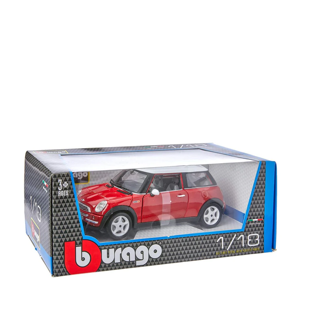 Mini Cooper 1/18 Scale Die Cast Model Car by Bburago