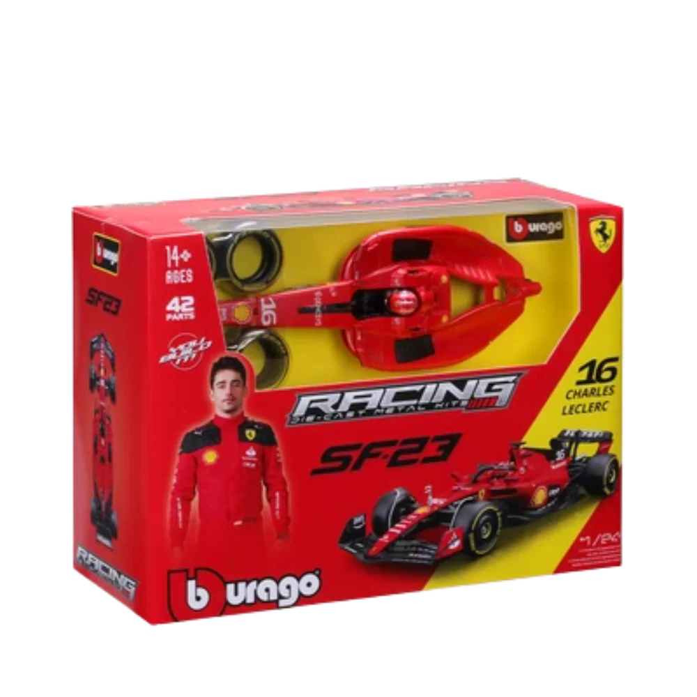 1:24 Ferrari Formula Model Kit (With Helmet, Without Plastic Diecast Cars By Bburago