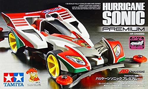 1/32 Fully Cowled Mini 4WD #41 Hurricane Sonic Premium (AR Chassis) 19441 By Tamiya - Image 2