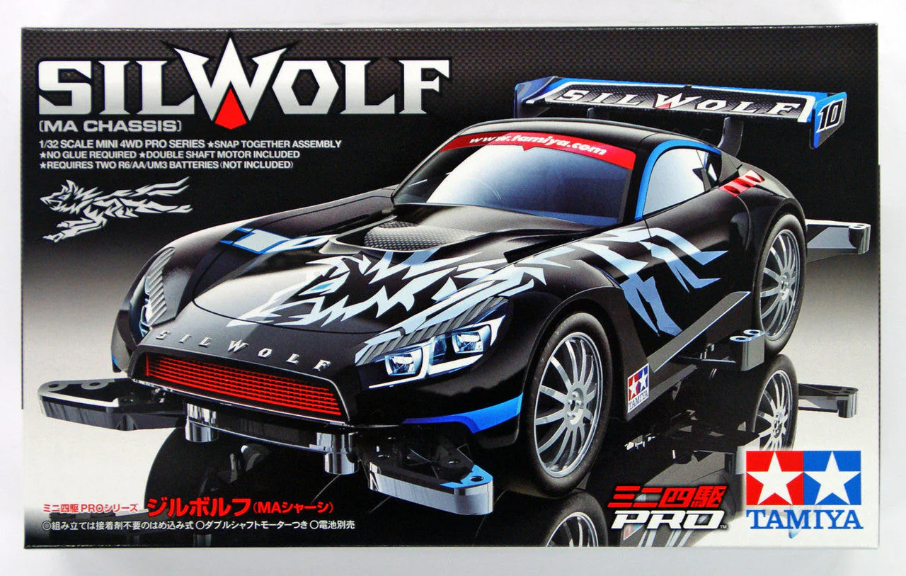 1/32 Mini 4WD PRO #45 Silwolf (MA Chassis) By Tamiya - Image 2