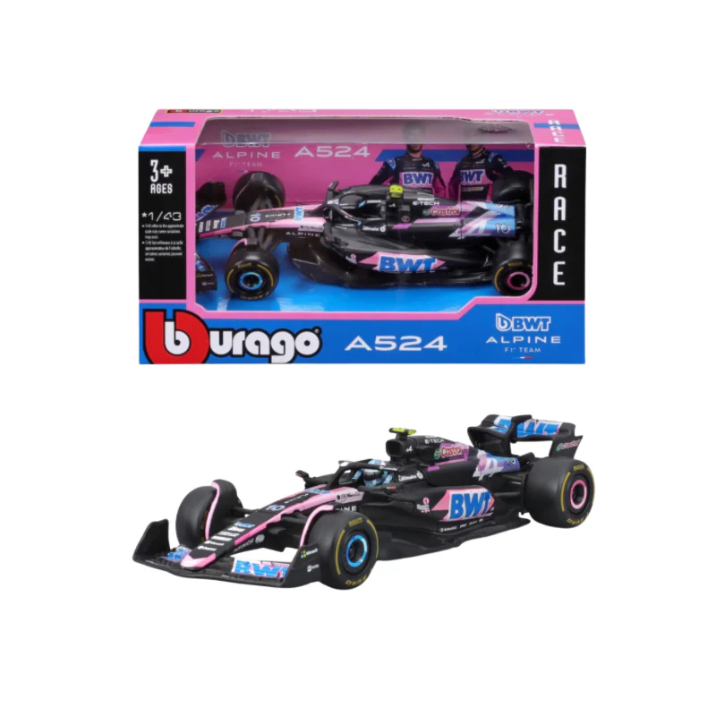 1:43 Bwt Alpine F1 Team A524 Diecast Cars By Bburago - Image 2