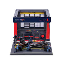 1:43 Formula Pit Pass - Oracle Red Bull Racing Rb20 Diecast Cars By Bburago - Image 2
