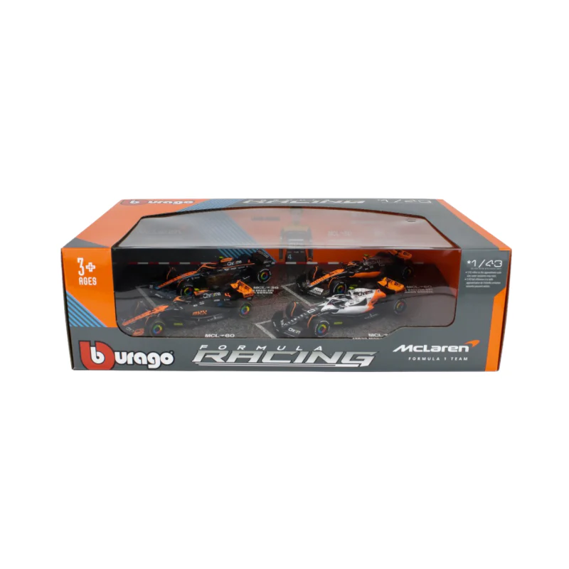 1:43 Formula (Without Helmet & Plastic Stand) - Mclaren Team Diecast Cars By Bburago - Image 2