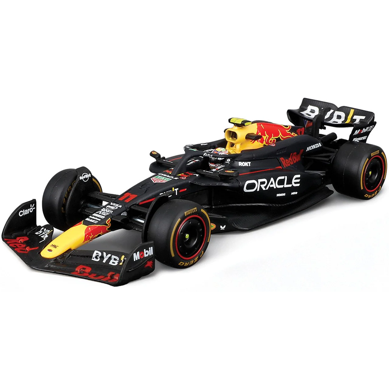 1:43 Formula (Without Helmet & Plastic Stand) - Red Bull Rac Diecast Cars By Bburago