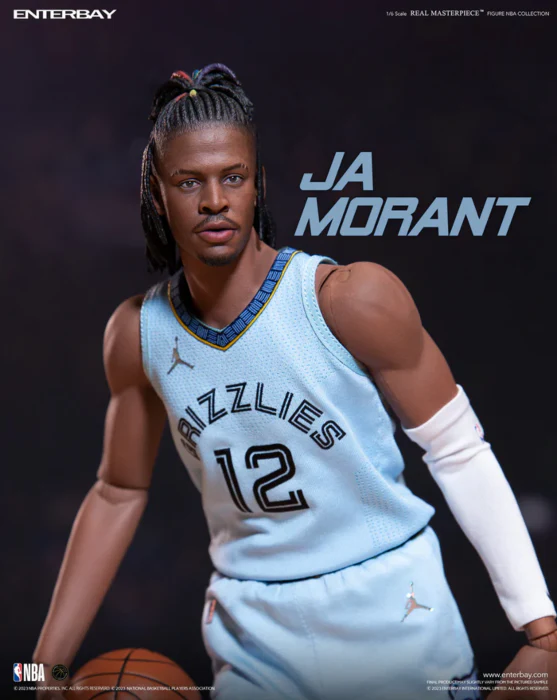 NBA Basketball - Ja Morant 1/6th Scale Action Figure By Enterbay - Image 2