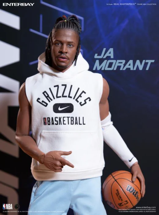 NBA Basketball - Ja Morant 1/6th Scale Action Figure By Enterbay - Image 4