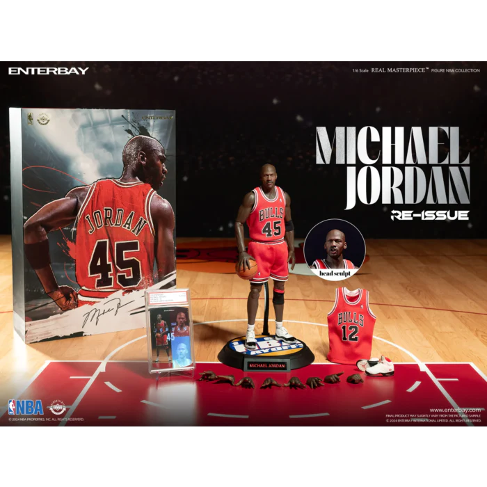 NBA Basketball - Michael Jordan (I'm Back #45) 1/6th Scale Action Figure By Enterbay - Image 5