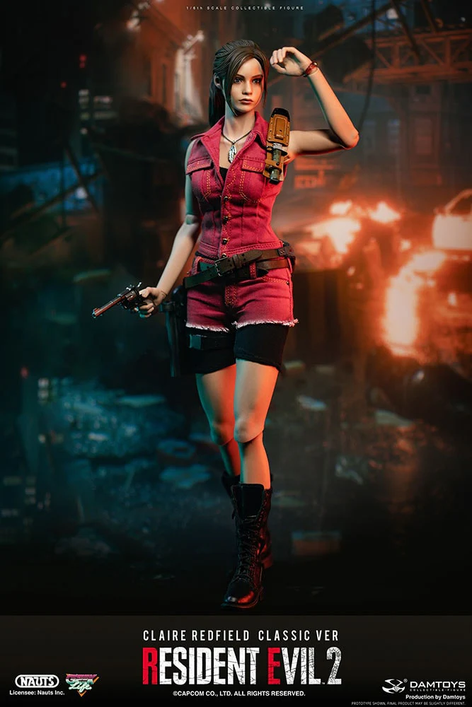 Resident Evil 2 Claire Redfield (Classic Ver.) 1/6 Scale Figure By HOT HEART - Image 3