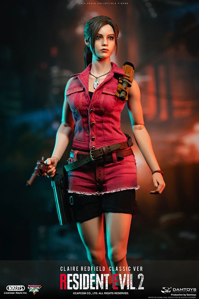 Resident Evil 2 Claire Redfield (Classic Ver.) 1/6 Scale Figure By HOT HEART - Image 4