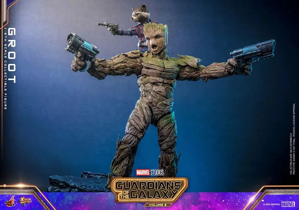 Marvel Guardians of the Galaxy GROOT VOLUME 3 /6 Scale Action Figure By Hot Toys - Image 8