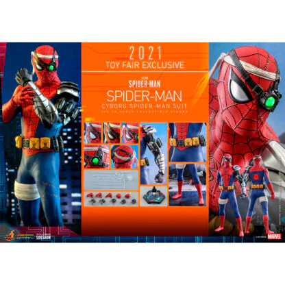 Marvel SPIDER MAN CYBORG SUIT 1/6 Scale Action Figure By Hot Toys - Image 5