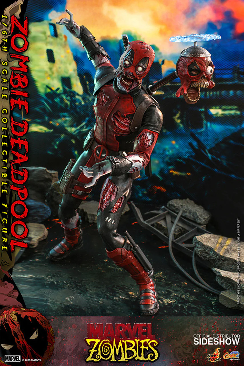 Marvel ZOMBIE DADPOOL 1/6 Scale Action Figure By Hot Toys - Image 2