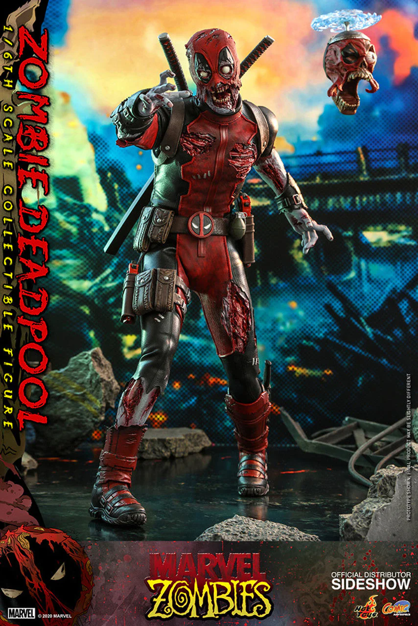 Marvel ZOMBIE DADPOOL 1/6 Scale Action Figure By Hot Toys - Image 3
