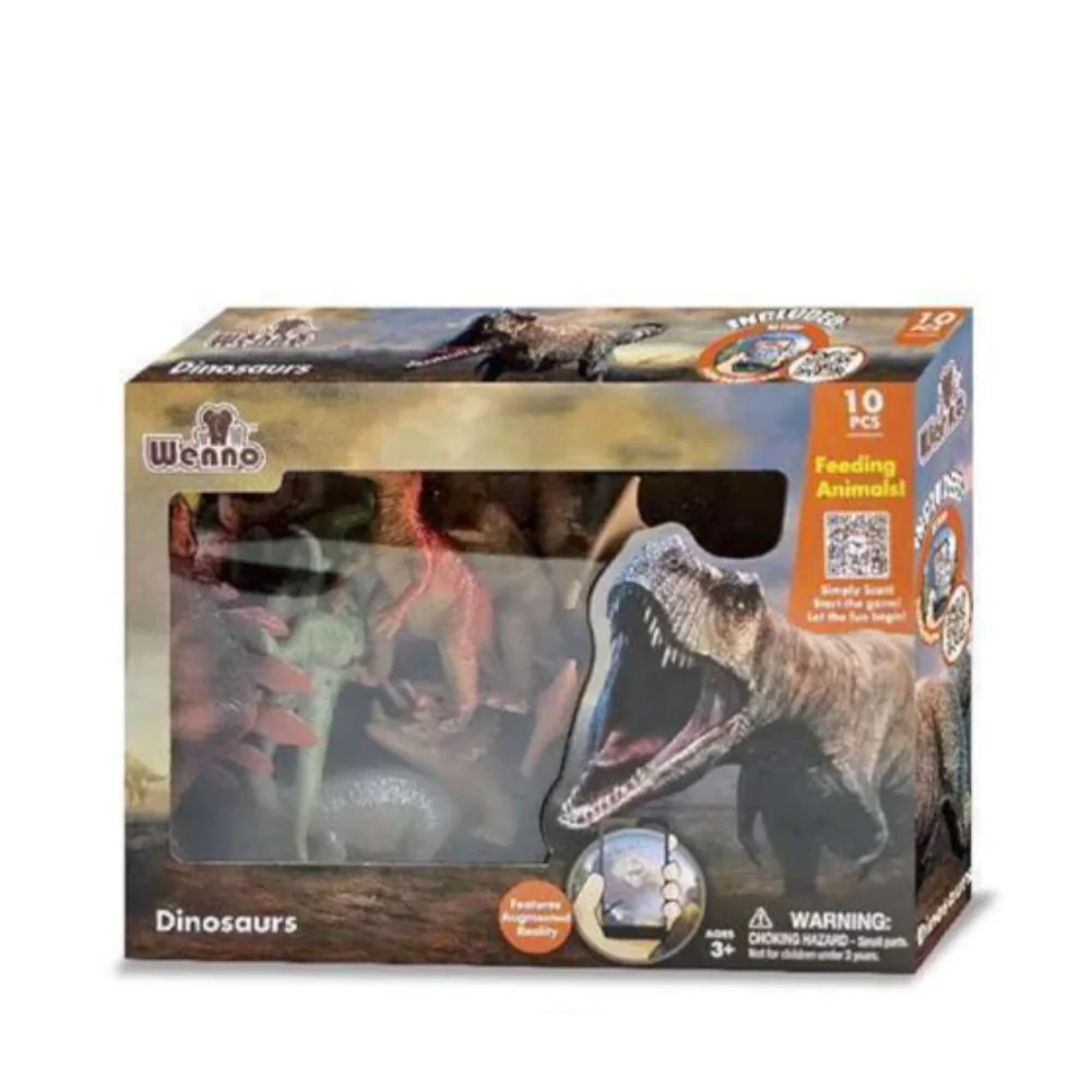 Dinosaurs 10 Pieces Playset by Weeno Animal Planet