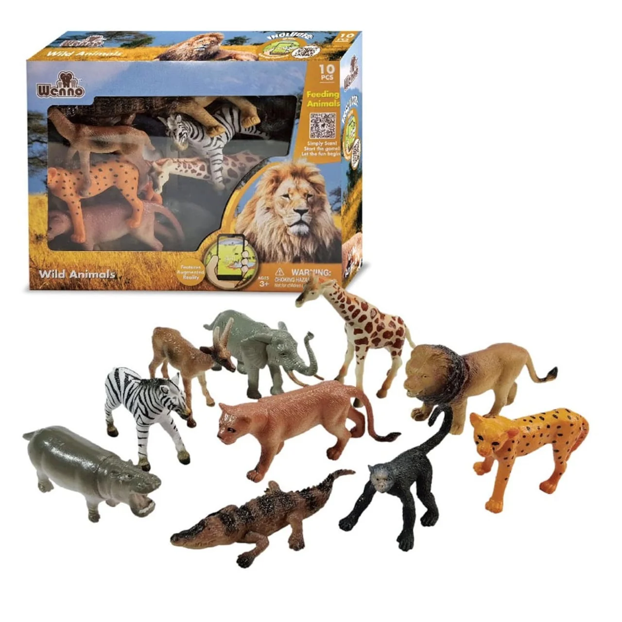 Wild Animals 12 Pieces Playset by Weeno Animal Planet - Image 2
