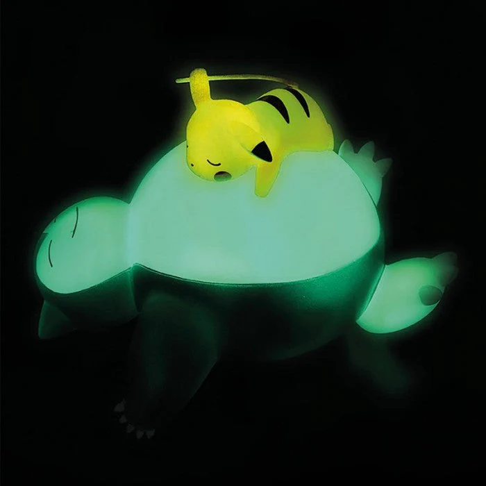 Pokémon Sleeping 10"  Snorlax And Pikachu Led Lamp - Image 2
