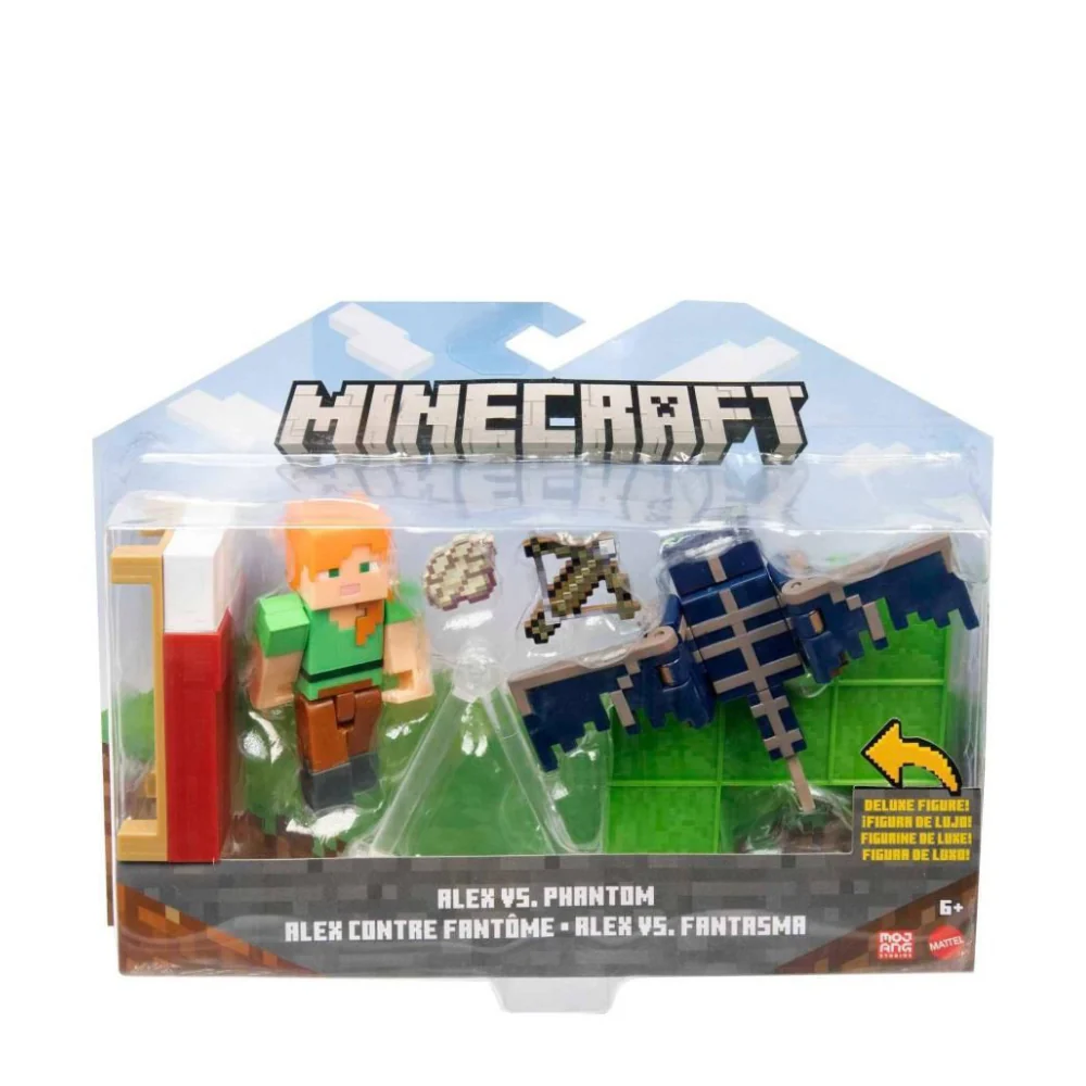 Minecraft Alex Vs The Phantom 3.25 " Action Figure Set