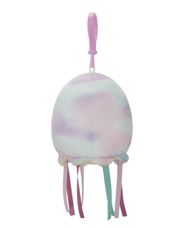 Squishmallow 3.5" Blue And Pink Tie-Dye Octopus Clip-on Plush Toy - Image 2