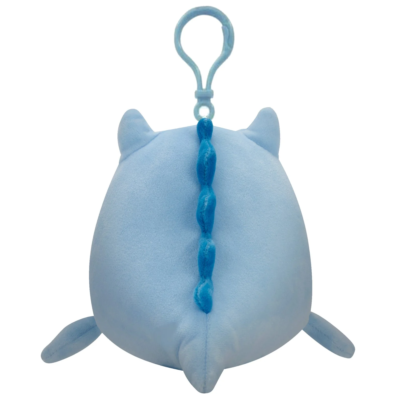 Squishmallow 3.5" Blue Lochness Monster Clip-on Plush Toy - Image 2