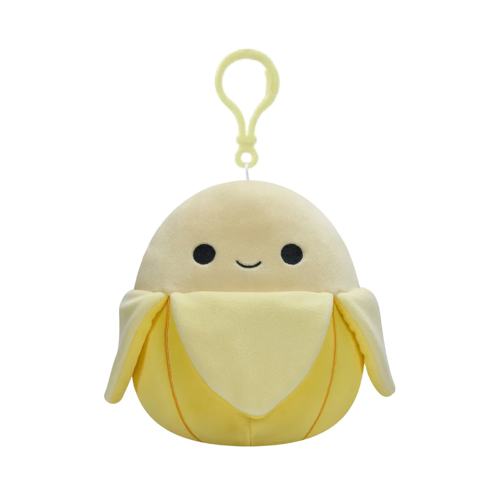 Squishmallow 3.5" Junie The Banana Clip-on Plush Toy