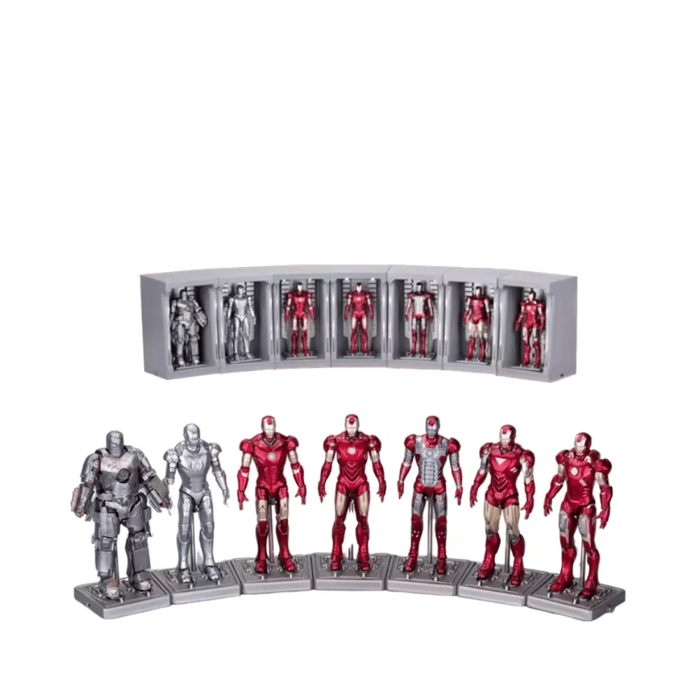 Marvel Iron Man 7-piece set 4-inch Action Figure By ZD Toys