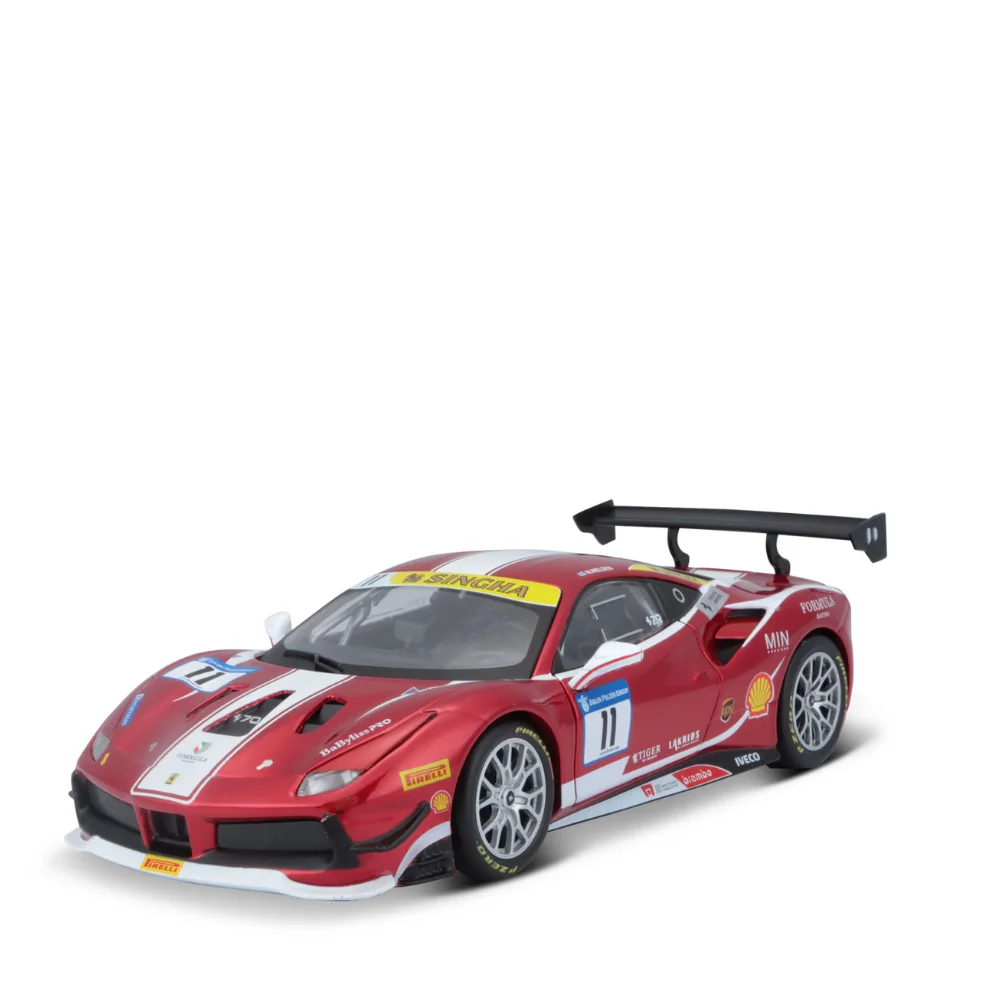 488 Challenge (Formula Racing 2017) - 1/24 FERRARI Racing Diecast Cars by Bburago