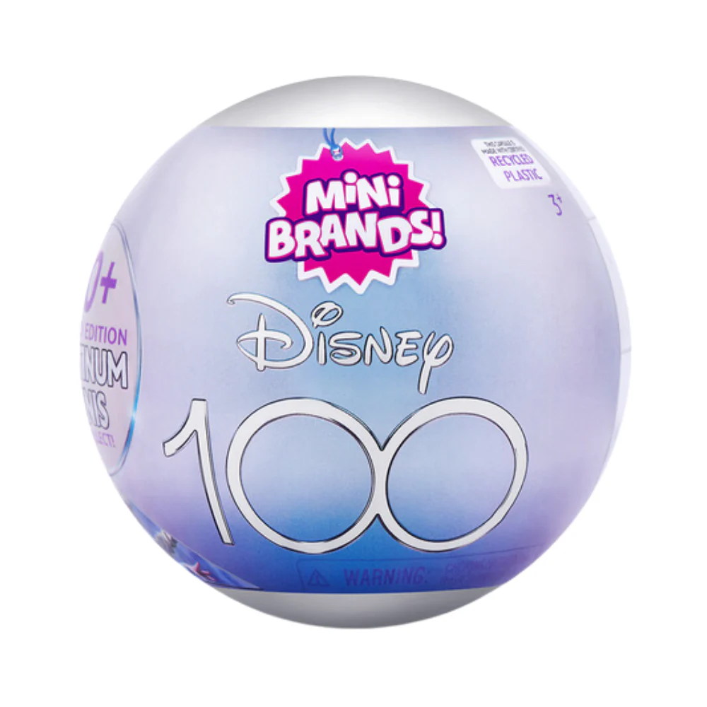 Mini Brands 5 Surprise Disney 100 Platinum Series 1 Blind Box (1 Random)