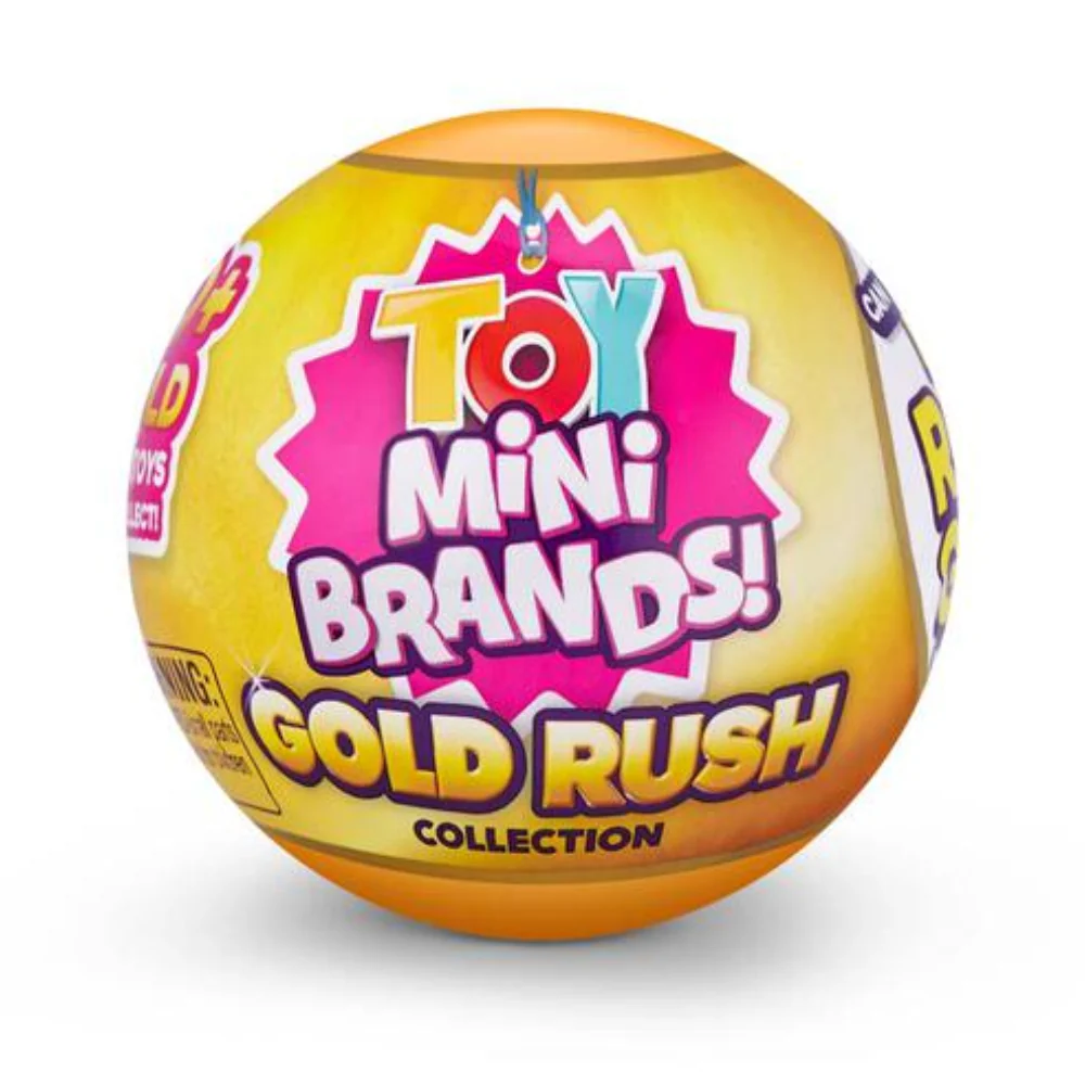 Mini Brands 5 Surprise Mini Toys Gold Rush International Collection Blind Box