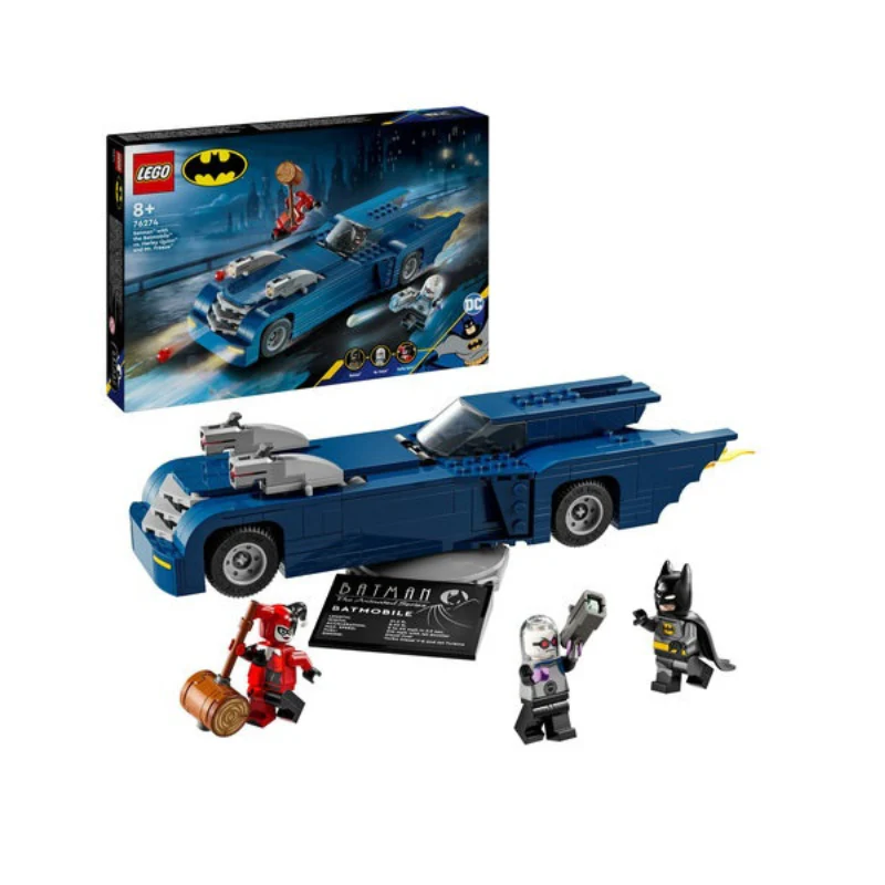 76274 Batman with the Batmobile vs. Harley Quinn and Mr. Fre