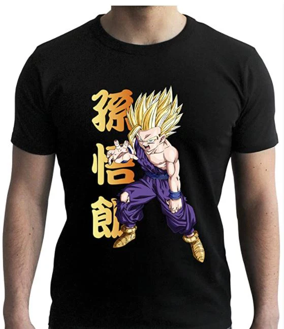 ABYstyle Men's Dragon Ball Dragon Ball - Tshirt DBZ/Gohan Man Ss