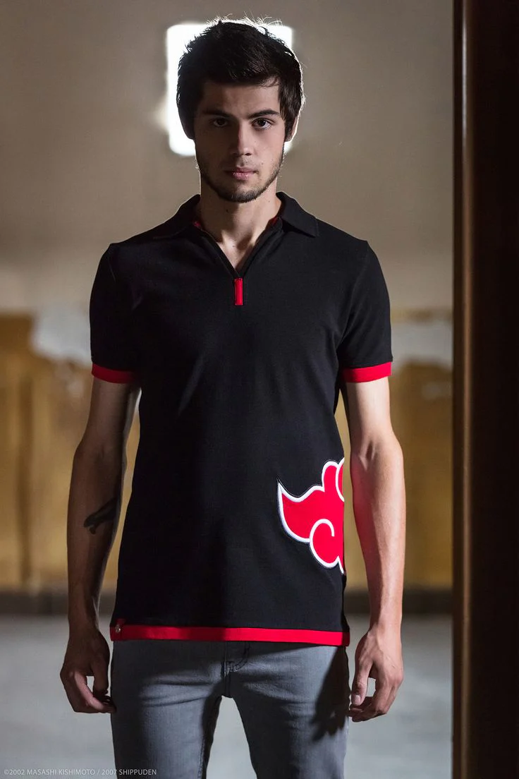 Akatsuki Unisex Polo Shirt - L Iki Clothing by IKI - Image 2