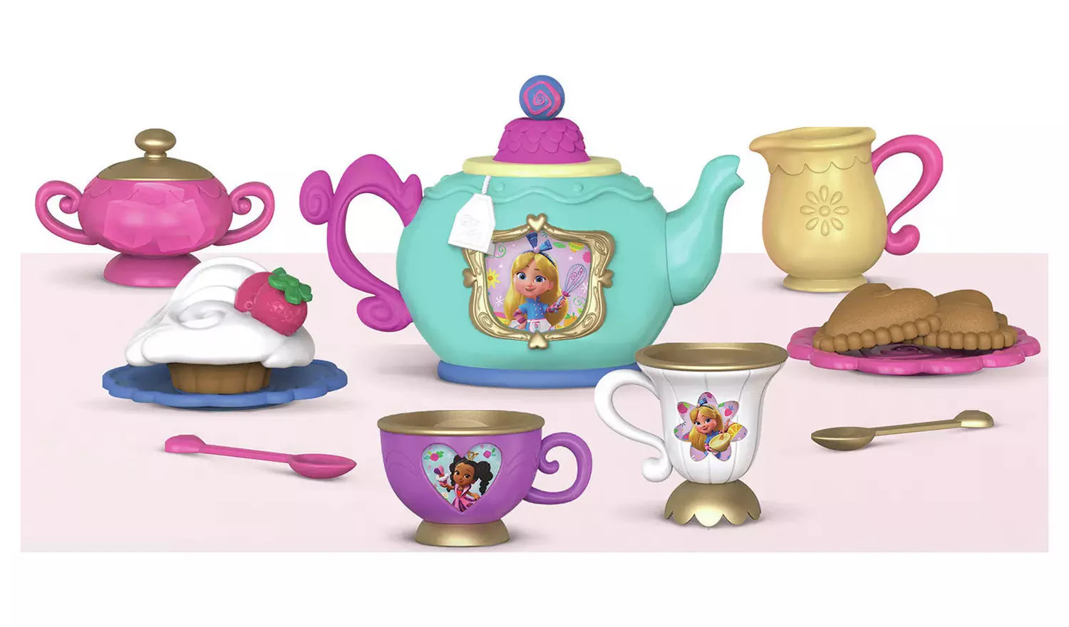Disney Junior Alice's Wonderland Bakery Magical Tea Party Set - Image 3
