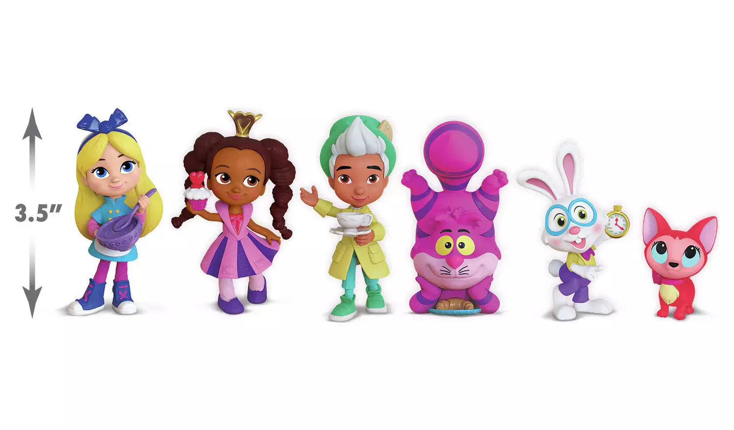 Disney Junior Alice's Wonderland Bakery Wonderland Friends Action Toy Figures - Image 2
