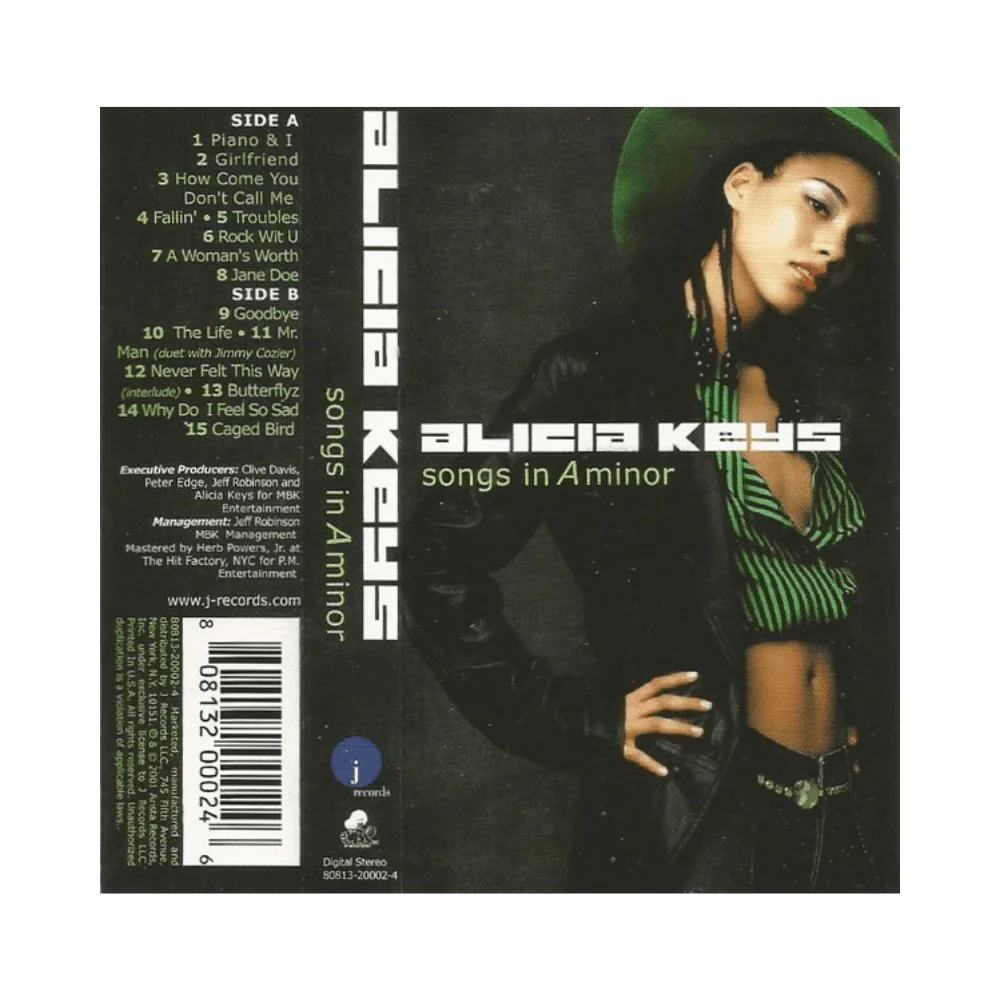 Alicia Keys : Songs in A Minor Cassette Tape