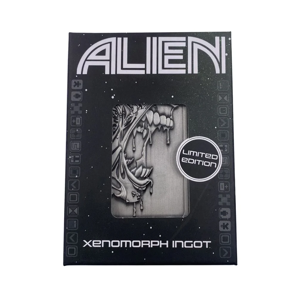 Alien Xenomorph Antique Silver Collectible Ingot by Fanattik