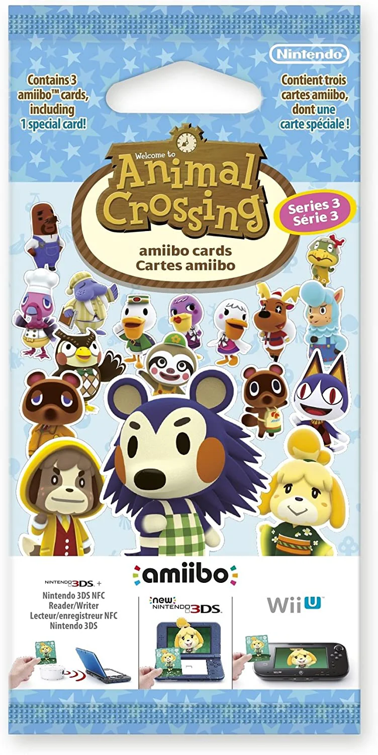 Animal Crossing: Happy Home Designer Amiibo 3 Card Pack (Series 3) /3DS