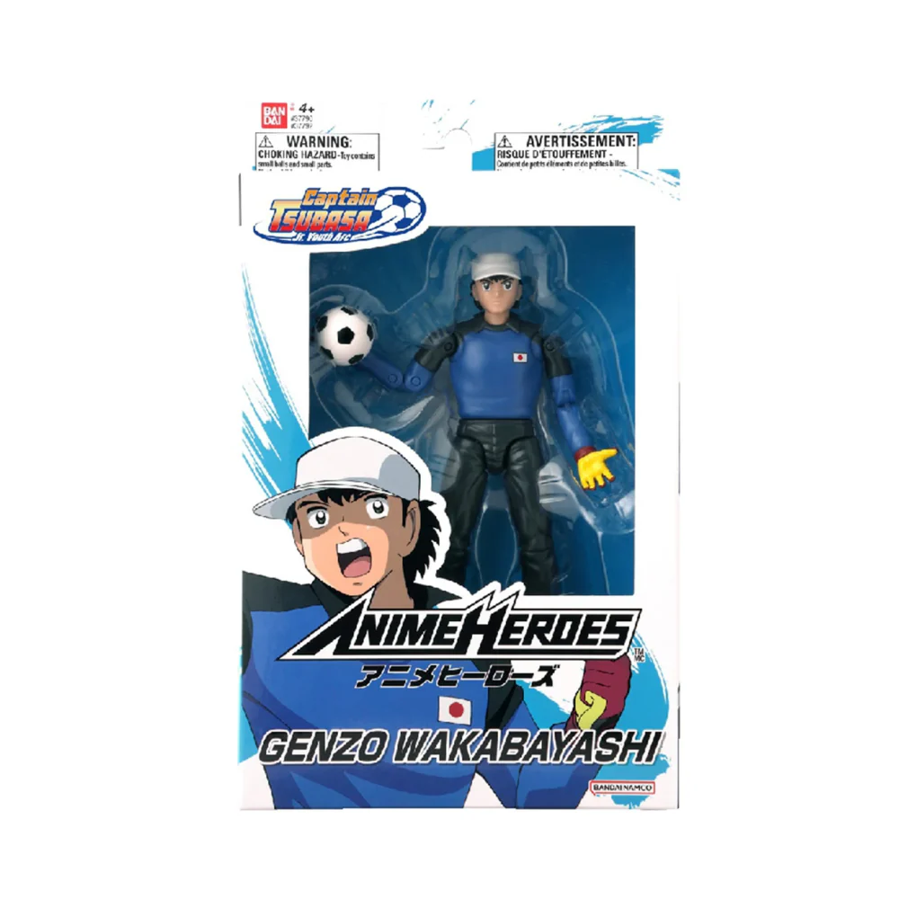 CAPTAIN TSUBASA GENZO ANIME HEROES ACTION FIGURE BY BANDAI