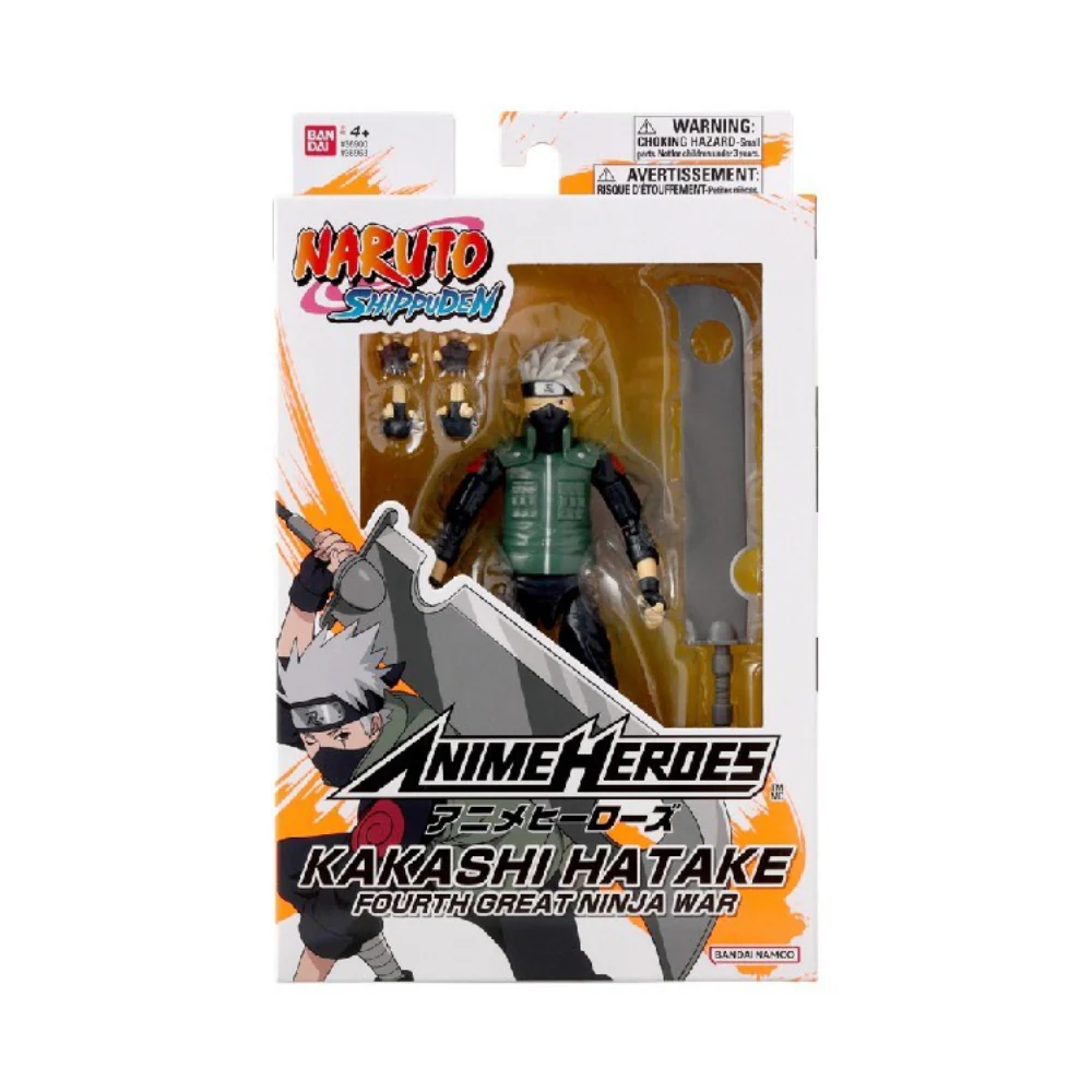 Naruto Shippuden Kakashi Hatake 6.5" (Fourth Great Ninja War) Anime Heroes Action Figure