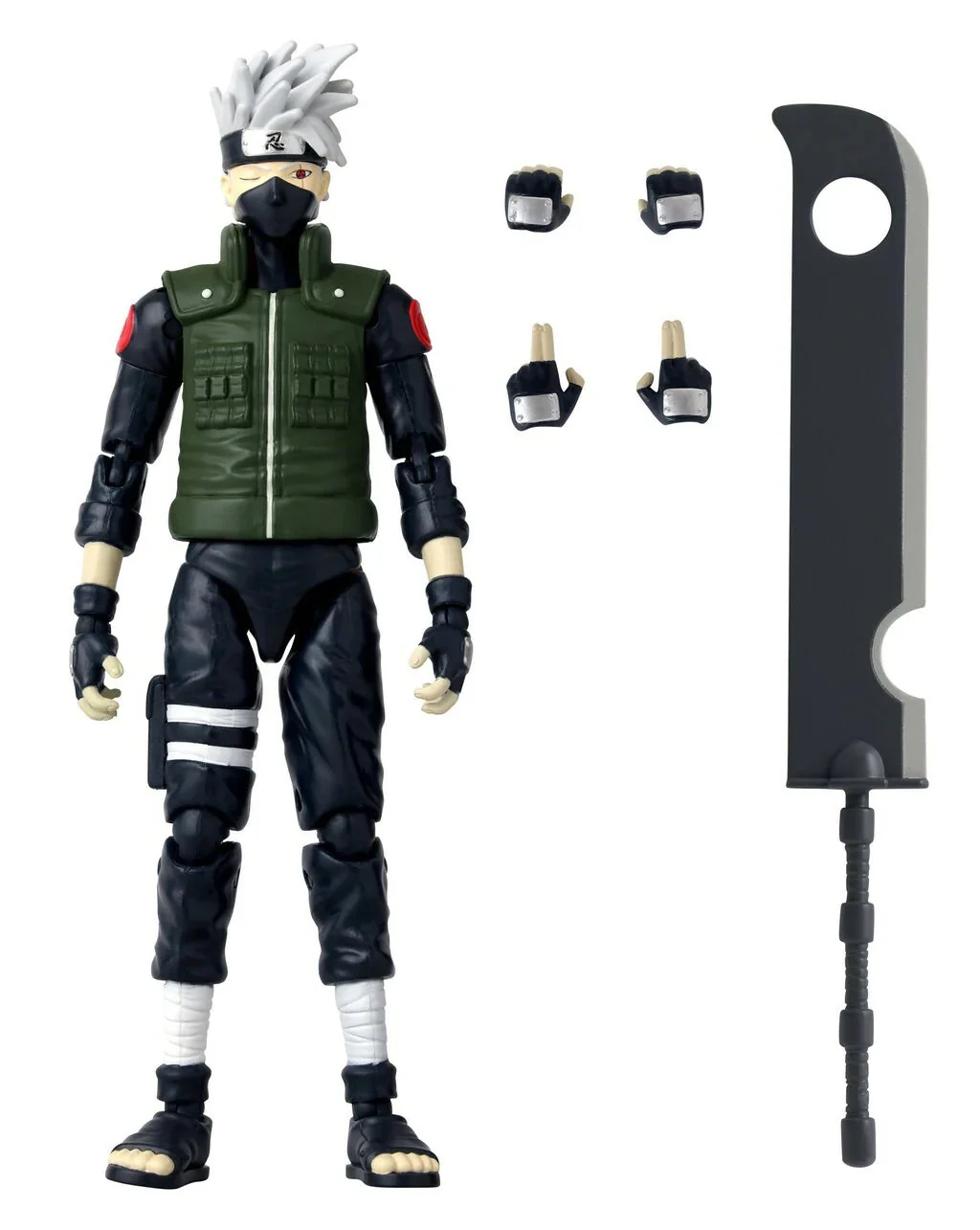Naruto Shippuden Kakashi Hatake 6.5" (Fourth Great Ninja War) Anime Heroes Action Figure - Image 2