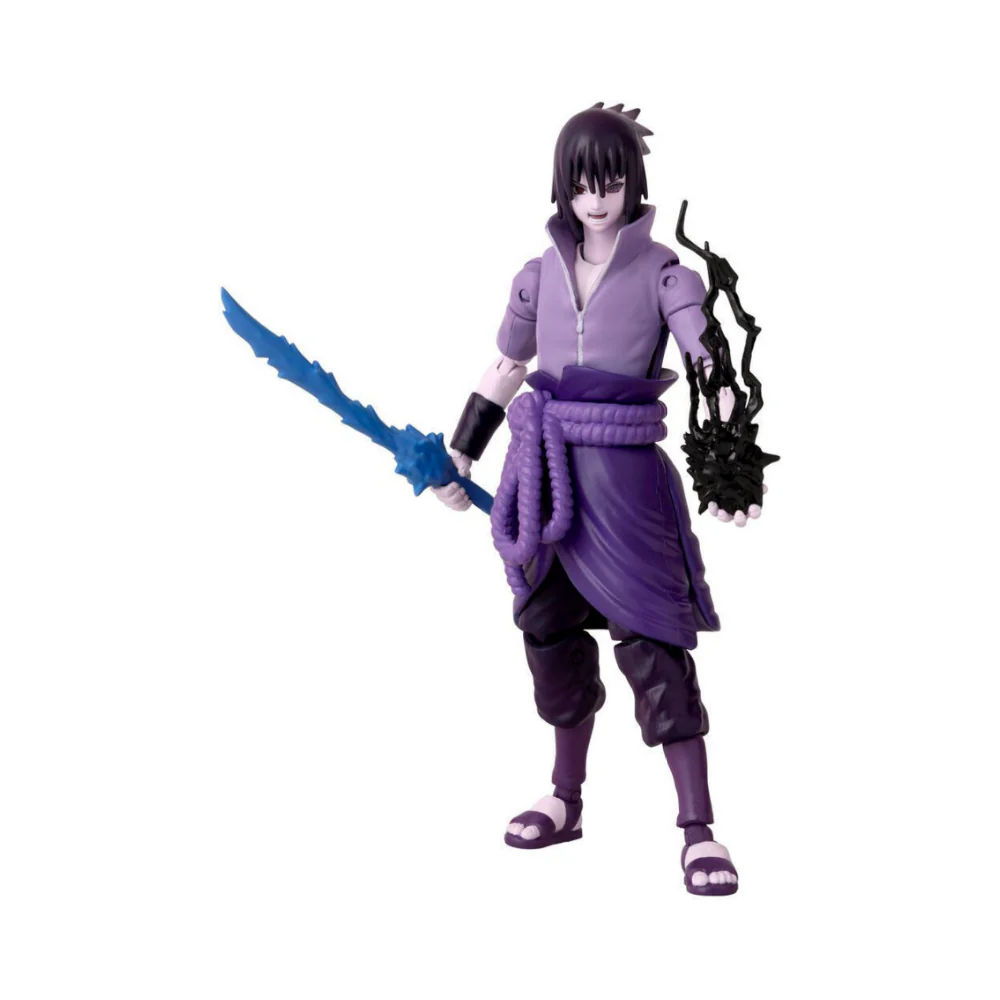 Naruto Shippuden Sasuke Uchiha Anime Heroes Action Figure by Bandai - Image 2