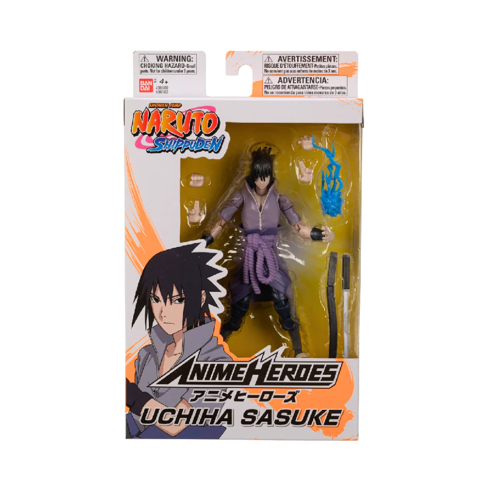 Naruto Shippuden Uchicha Sasuke 6.5" Anime Heroes Action Figure