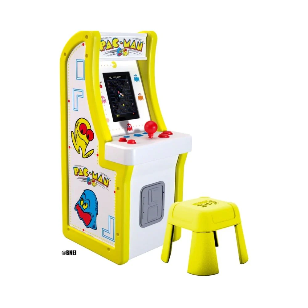 Arcade1Up : Pacman Jr with stool