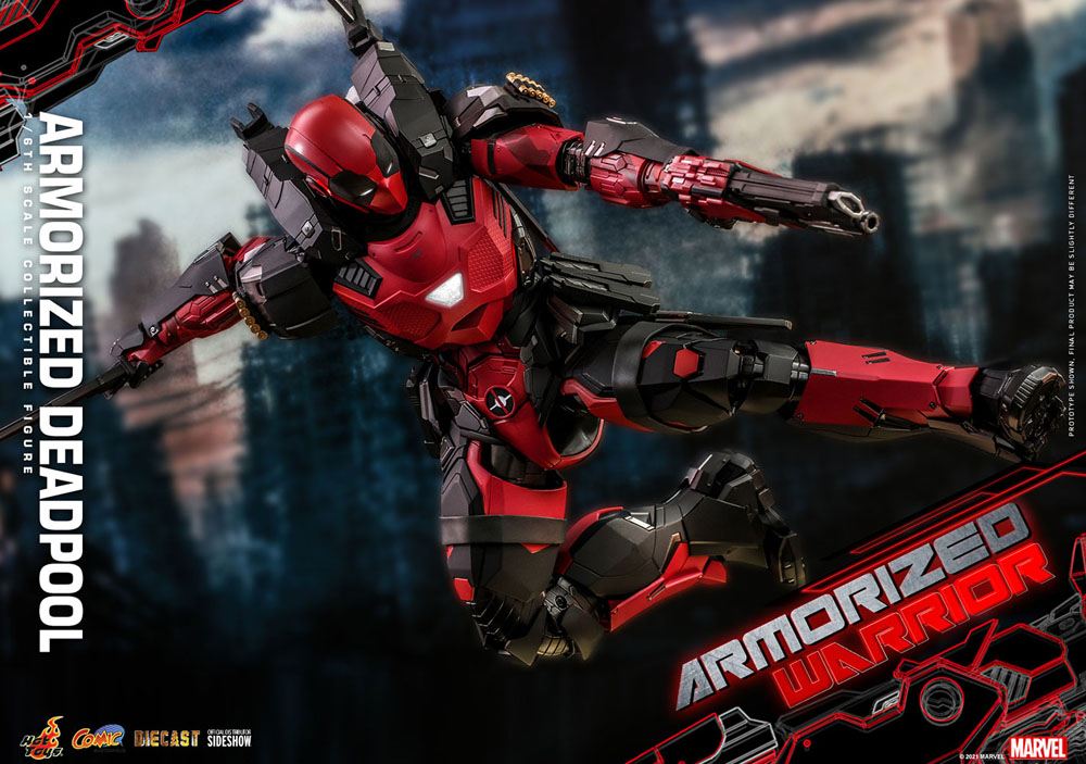 Marvel Comic 1/6 Scale Armorized Deadpool Masterpiece Action Figure by Hot Toys - Image 4