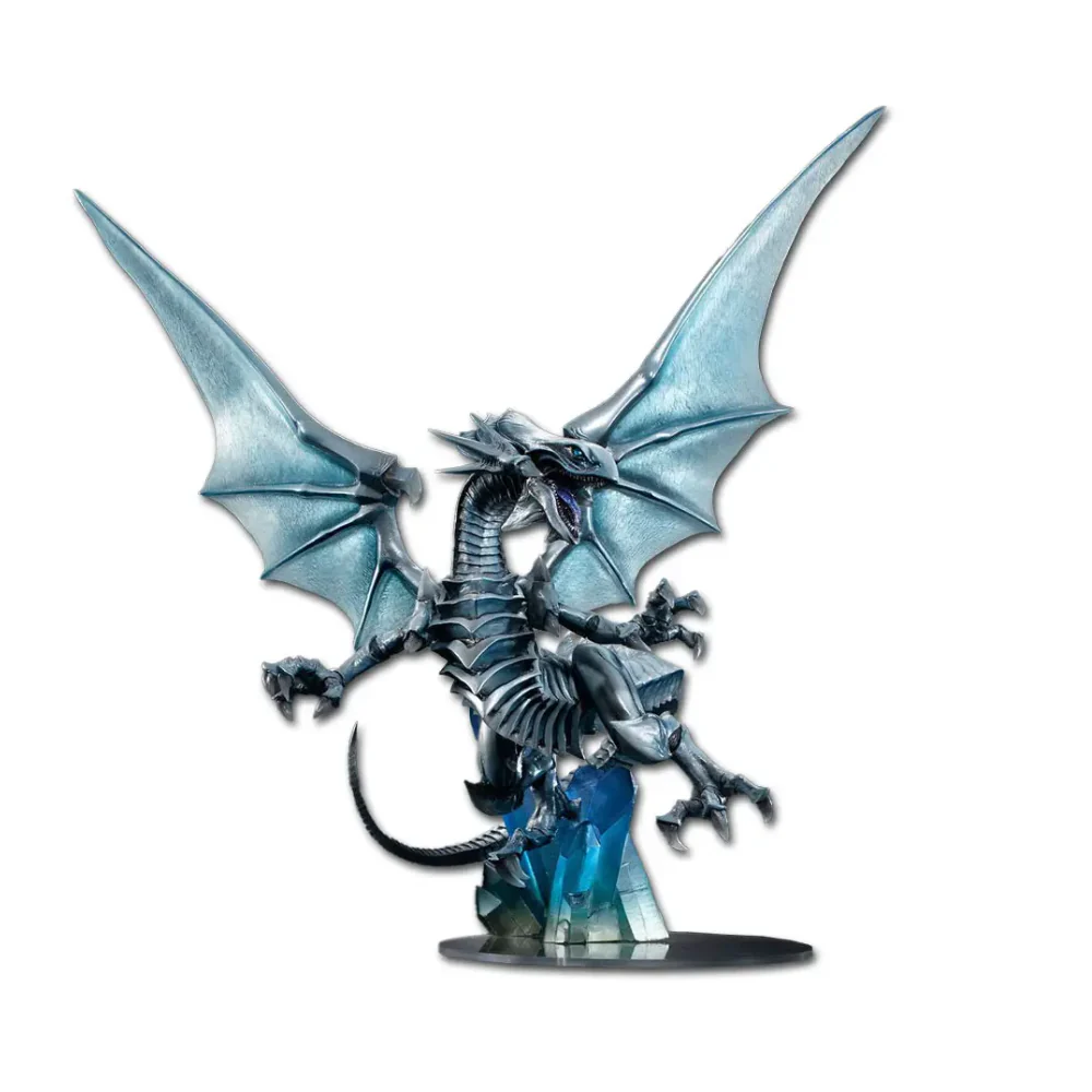 Yu-Gi-Oh ! Duel Monsters  Blue Eyes White Dragon Holographic Edition Art Works Monster Statue by Megahouse