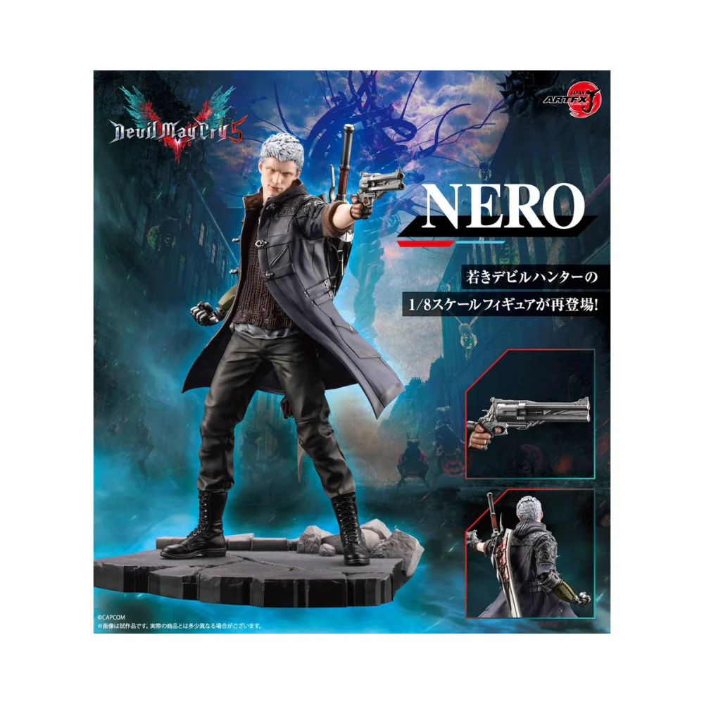 Devil May Cry 5 Nero Artfx J Figure By Kotobukiya - Image 2