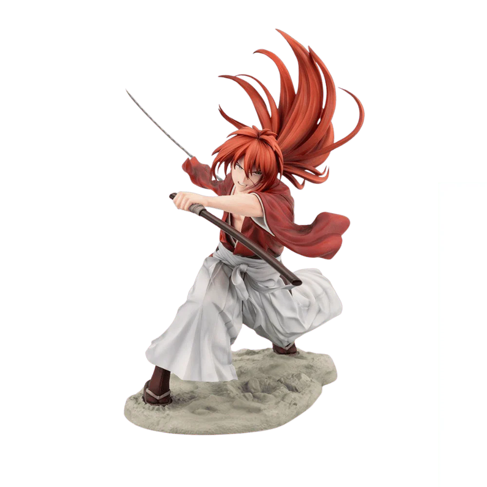 Rurouni Kenshin: Meiji Swordsman Romantic Story ArtFX J Kenshin Himura 1/8 Scale Figure By Kotobukiya