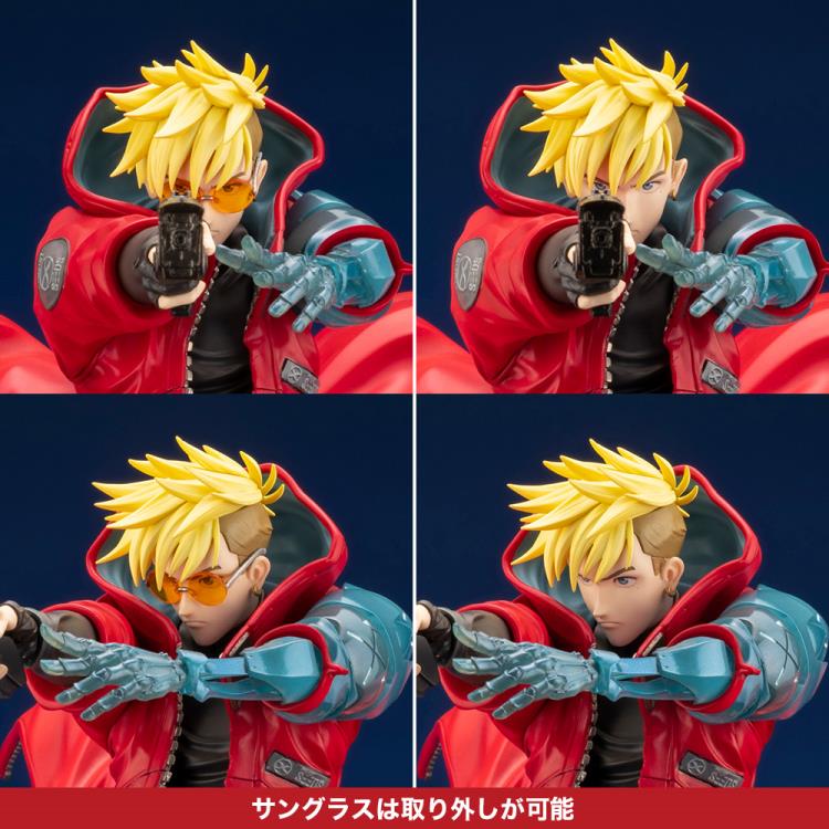 Trigun Vash the Stampede (Stampede Ver.) ArtFX J 1/8 Scale Figure By Kotobokiya - Image 4