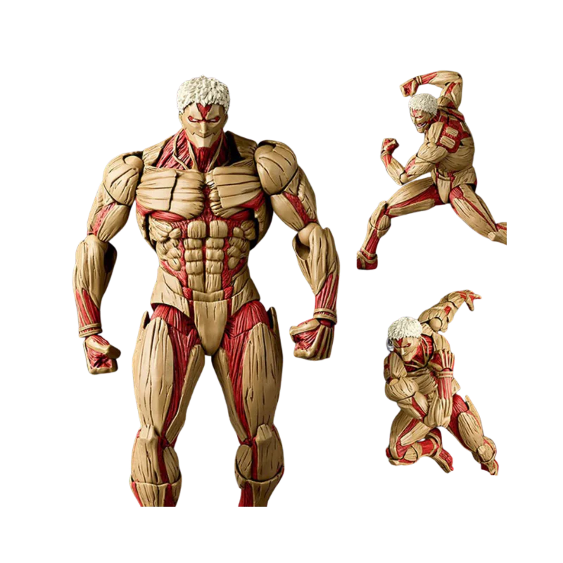 Attack On Titan Amazing Yamaguchi Armored Titan Revoltech Articulated Figures By Kaiyodo - Image 2