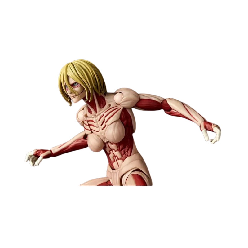 Attack On Titan Amazing Yamaguchi Female Titan Revoltech Articulated Figures By Kaiyodo - Image 3