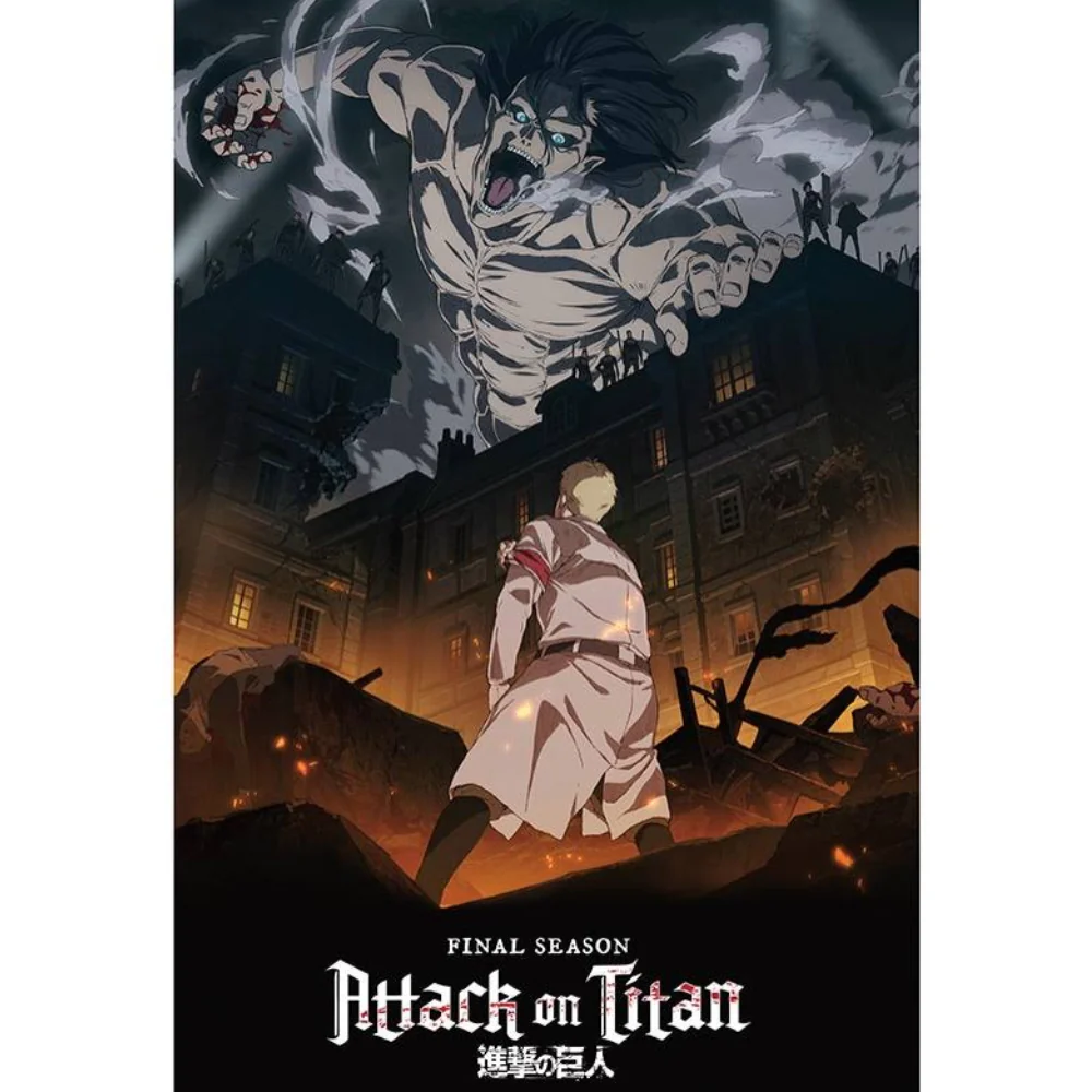 Attack On Titan Season 4 Key Art 91X61 Cm Poster by Gb Eye